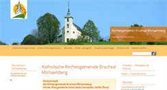 Desktop Screenshot of kath-bruchsal-michaelsberg.de