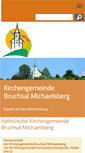 Mobile Screenshot of kath-bruchsal-michaelsberg.de
